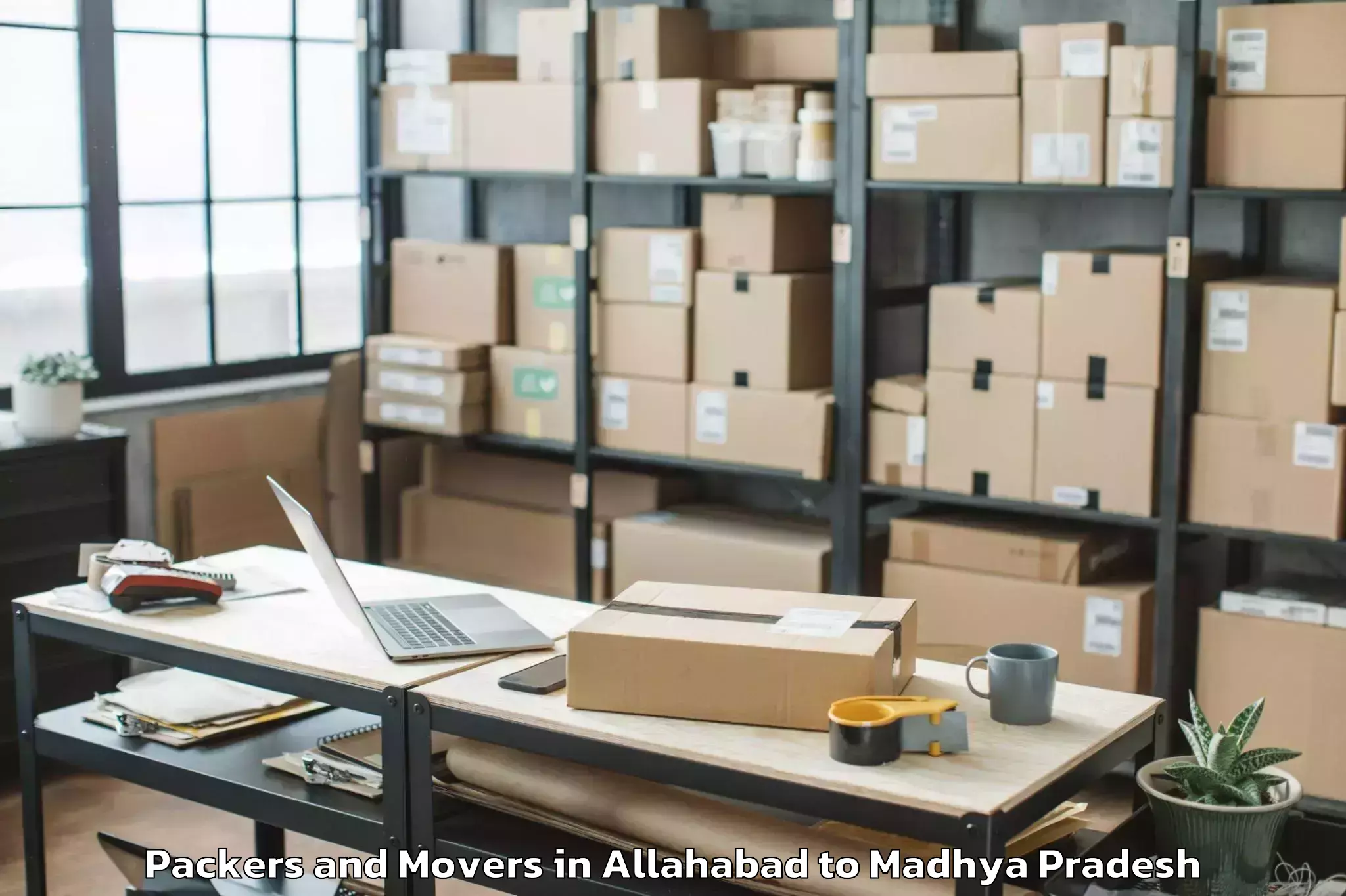 Affordable Allahabad to Chanderi Packers And Movers